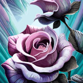 Radiale Rose: Perfekt rosa und Lila Petalen Leggings