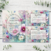 Einfache Eleganbrücke und Groom Monogram Einladungsbanderole (Personalisiere diese Kollektion eines unabhängigen Creators.)