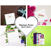 Minimalistischer einfacher Regenbogen Absolvent Konfetti