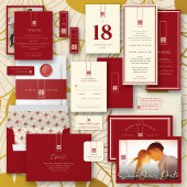 Große Hochzeit in Rectangle Serviette