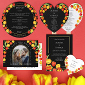 Spaß Fakten Spring Tulip Boho Floral Wedding Napki Serviette