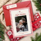 Newlywings Red Bow Keepake Erste Weihnachtsfeier V Keramikornament