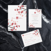 Hintergrund des chinesischen Hochzeitsstils des Ro Wandteppich (Personalisiere diese Kollektion eines unabhängigen Creators.)