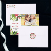 Elegant Rot und Grün Weihnachtsfeiertag Soiree Einladung