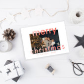 Frohe Weihnachtswasserfarbe Magnetkarte