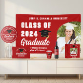 Red Graduate Custom 2024 Abschluss Bauchtasche