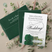 Emerald Green Rose 22 Table Wedding Seating Chart Poster (Personalisieren Sie die Kollektion dieses unabhängigen Creators. Test)