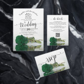 12 Tabelle Elegant Emerald Green Rose Seating Char Poster (Personalisiere diese Kollektion eines unabhängigen Creators.)