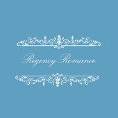 Elegante Regency Blaue Vintage-Hochzeitseinladung Einladung