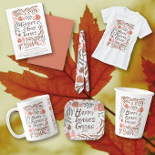 Branchen, Blätter und Kürbis fallen Friendsgiving Serviette