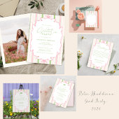 Retro Hand Drawn Grad Party 2026 Einladung