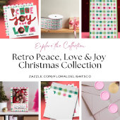 Rosa Santa Feiertagskarte