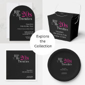 RIP 20s 30th Birthday Party Black Pink Geschenkschachtel