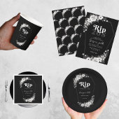 RIP 20 Black Balloons 30. Geburtstag Party Einladung