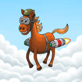 Ponys Raketenritt T-Shirt