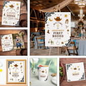 Rodeo First Birthday, Cowboy Birthday Boy Einladung