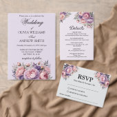 Atemberaubende Blumenhochzeit Dankeschön-Karte Dankeskarte (Personalisiere diese Kollektion eines unabhängigen Creators.)