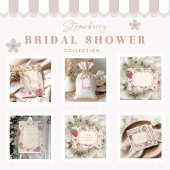 Romantischer Garten Berry Brautparty Runder Aufkleber