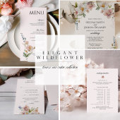 Elegante Pastel Spring Floral Wedding Card Einladung