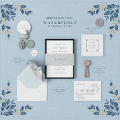 Romantische Hochzeit am Wasser Runder Pappuntersetzer