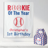 Rookie Baseball 1. Geburtstag Wasserflaschenetikett