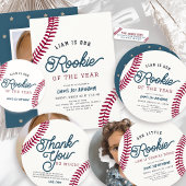 Baseball Blue & Red Return Address