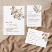 Rose Gold Röte Pink 3D Floral (Personalisiere diese Kollektion eines unabhängigen Creators.)