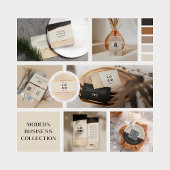 Rose Gold Schwarz Moderne Girly Preis QR-Code Poster