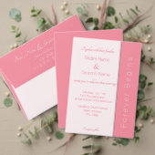 Rose Pink Forever Beginnt Moderne Hochzeit des Fot Serviette (Personalisieren Sie die Kollektion dieses unabhängigen Creators. Test)