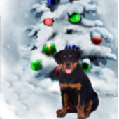 Rottweiler Puppy Christmas Badhandtuch Set