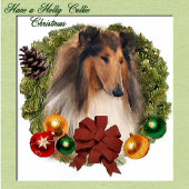 Rough Collie Christmas Geschenkpapier