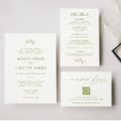 ROWAN Botanical Return Address Gummistempel