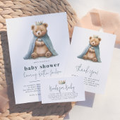 Budget Royal Teddy Bear Prince Boy Baby Dusche
