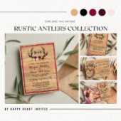Rustic Wood Wedding Address