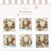 Rustikale Herbstfarm Hochzeit am Lakefront Dankeskarte