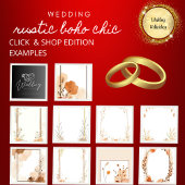 Herbstpfirsichgrün Aquarellrahmen Acryleinladungen