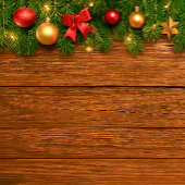 Rustic Christmas Gift Bag – Customizable Holiday Große Geschenktüte