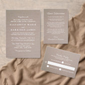 Rustikale Kraft-Hochzeit rettet das Datum Save The Date (Personalisiere diese Kollektion eines unabhängigen Creators.)