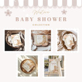 Rustikales Cowgirl Boots Floral Baby Shower Serviette