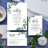 Rustikale Eukalyptus-Grüne Hochzeit Runder Aufkleber