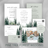 QR-Code Kiefernwald Online-UAWG Hochzeit Begleitkarte