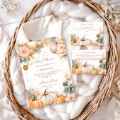 Rustikale Pink Pumpkin Baby Dusche Serviette