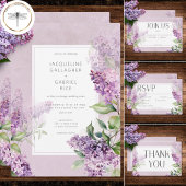 Rustikale Romantik Lila & Sage Lilacs Wedding Save The Date