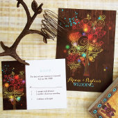 Holzkörnchen Rustikales Brautparty Einladung