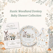 Rustikale Wald-Esel-Babyparty | Geschenktütchen