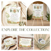 Rustikale Woodland Babydusche Pilze Button