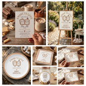 S'more to Liebe Adventure Baby Shower Serviette