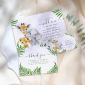 Safari-Tiere Geschlecht Neutrale Babydusche