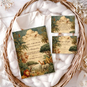 Safari Foliage & Friends Baby Shower Serviette