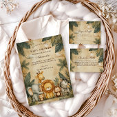 Safari Forest Creatures Baby Shower Serviette